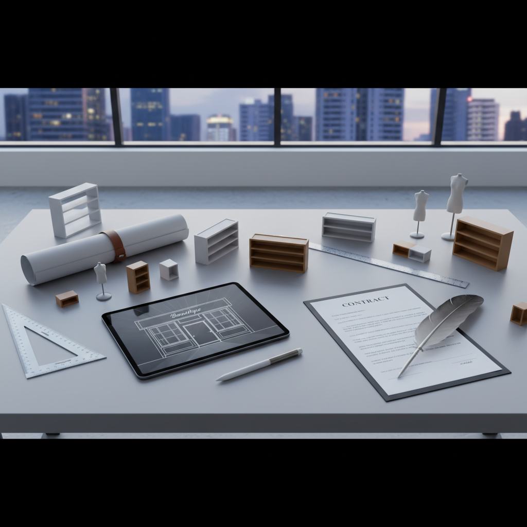 מעבר לשרטוט: הבטחת הזכויות המשפטיות שלכם בפרויקט עיצוב החנות