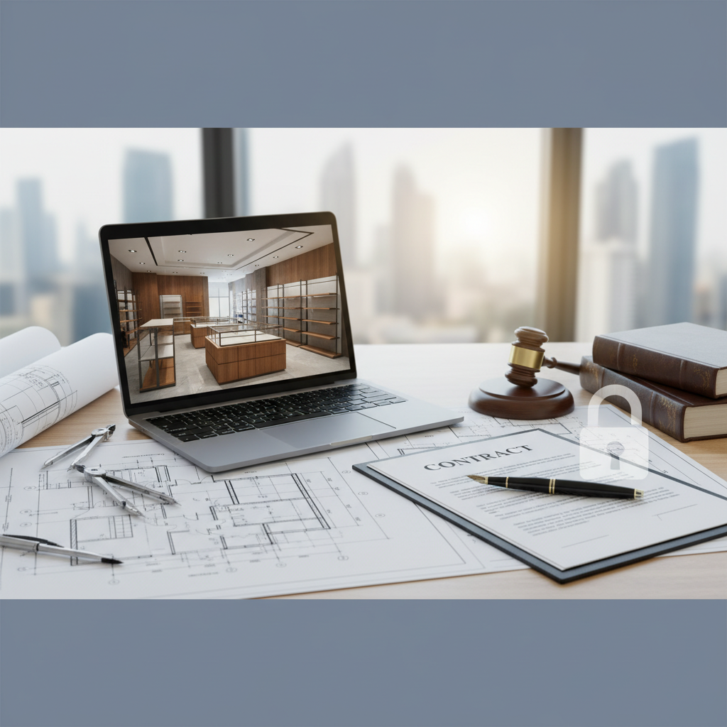 מעבר לשרטוט: הבטחת הזכויות המשפטיות שלכם בפרויקט עיצוב החנות